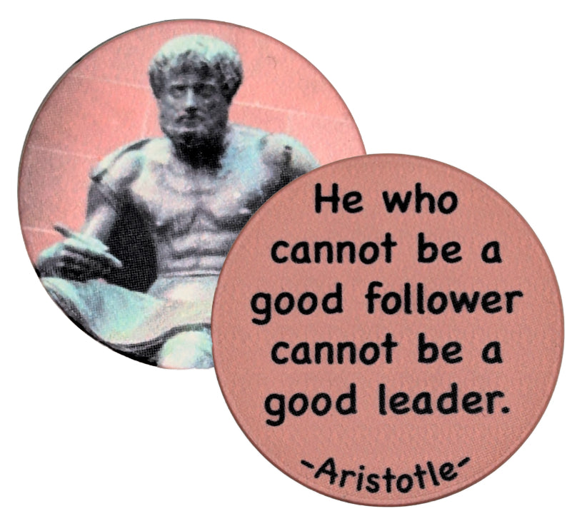 Aristotle "Leadership" Philosophy Chip