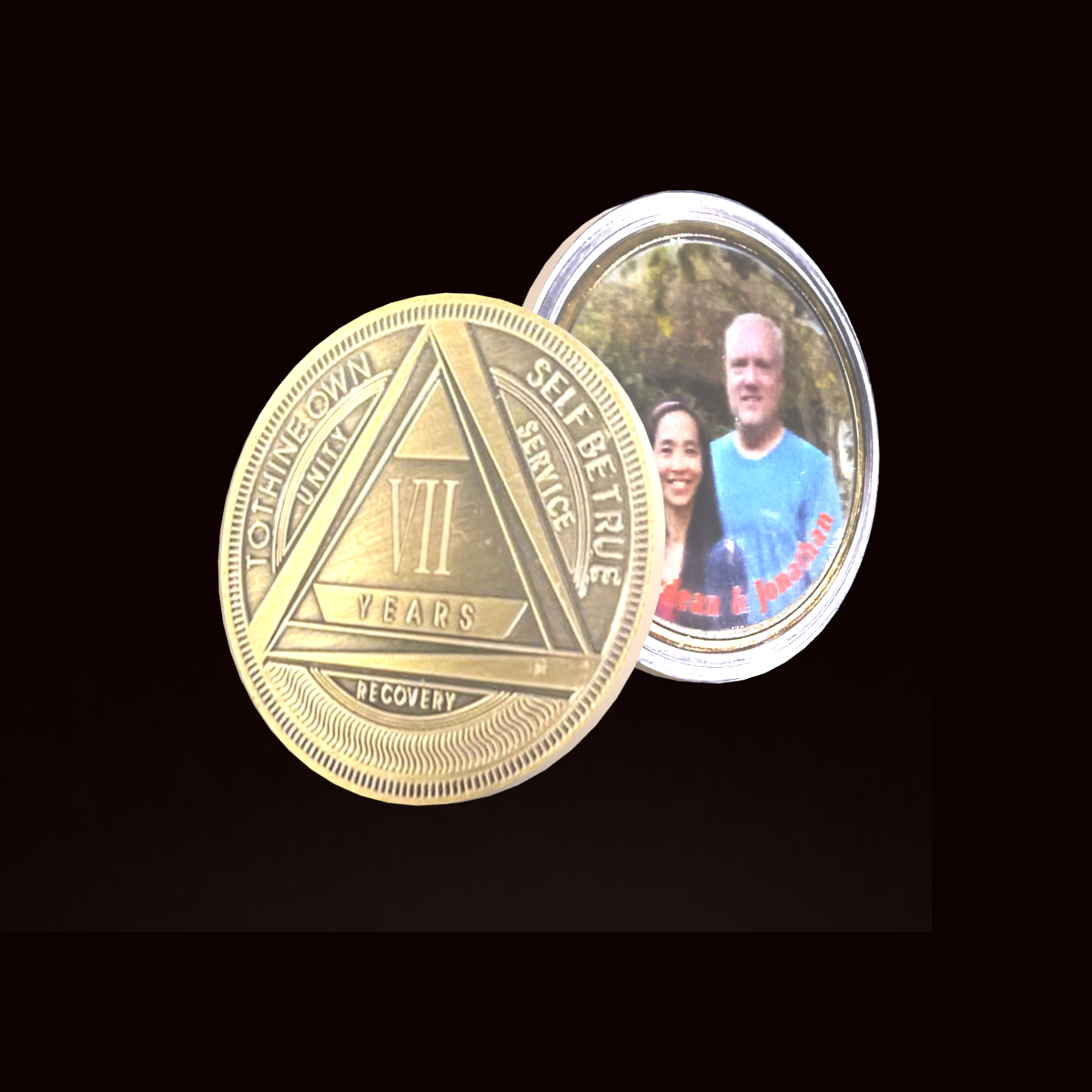 Customize Your Own Bronze AA Sobriety Coin