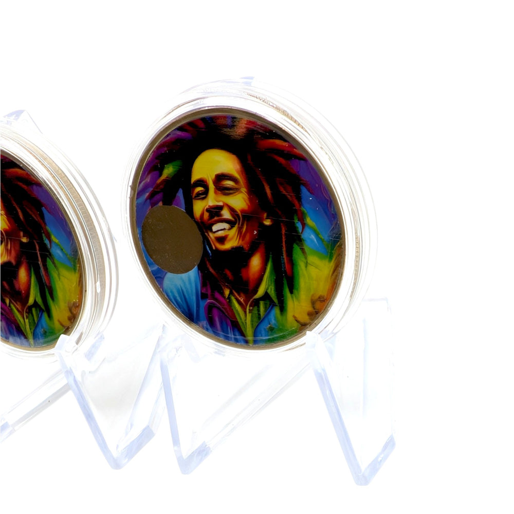 Celebrate Recovery with the Spirit of Bob Marley – Sobriety Coin Choose your month or year...Includes Gift Box