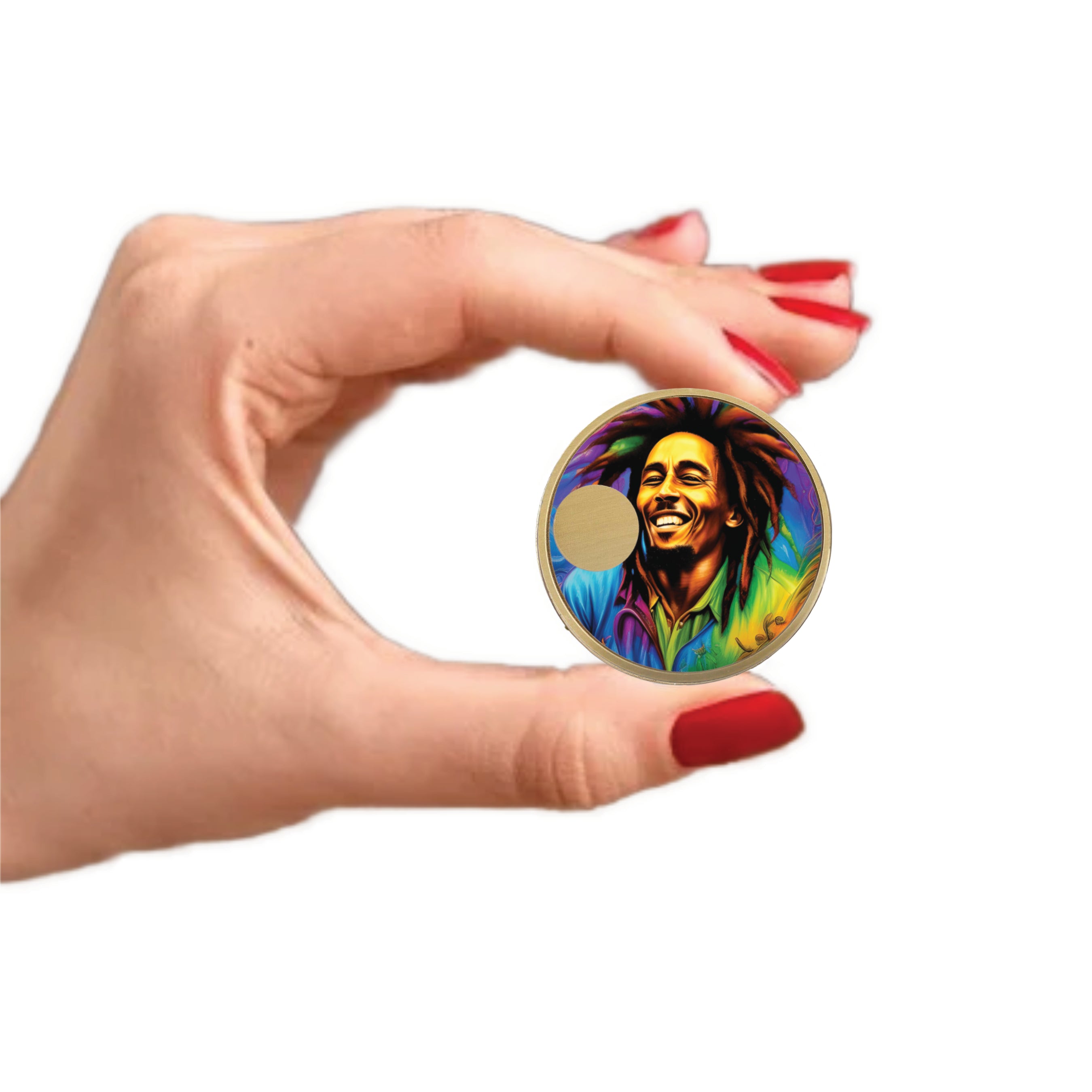 Celebrate Recovery with the Spirit of Bob Marley – Sobriety Coin Choose your month or year...Includes Gift Box