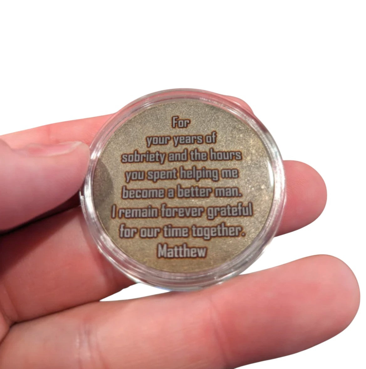 Customize Your Own Patriotic AA Sobriety Coin