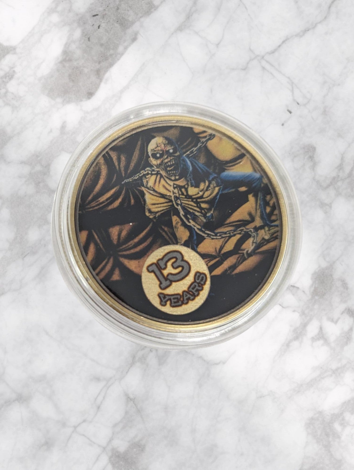 Piece of Mind Iron Maiden Style AA coin available in any year