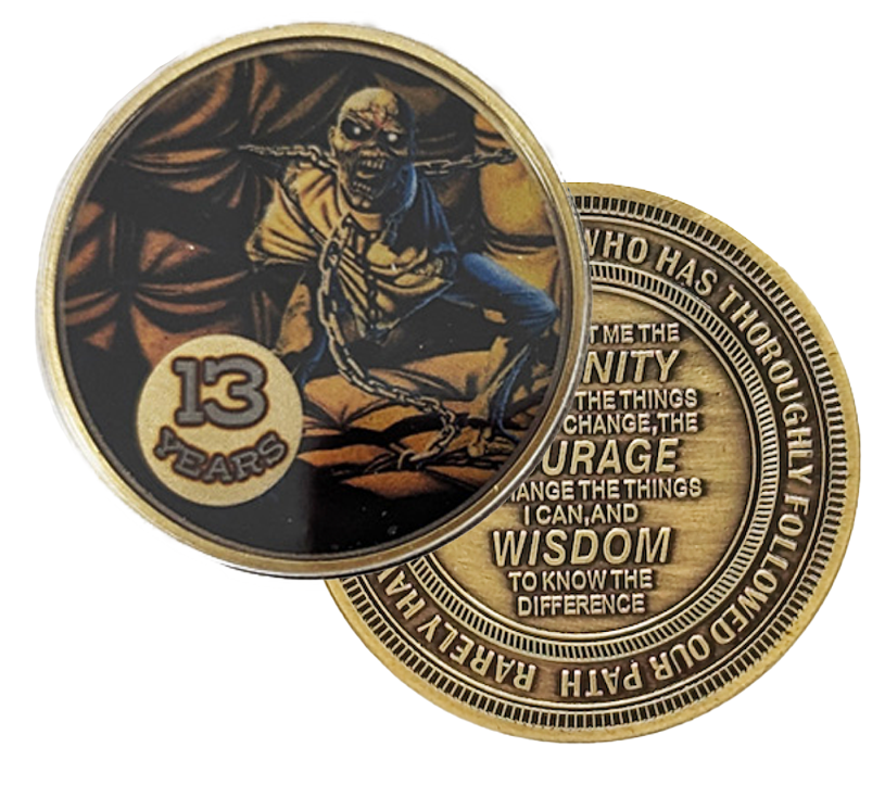 Piece of Mind Iron Maiden Style AA coin available in any year