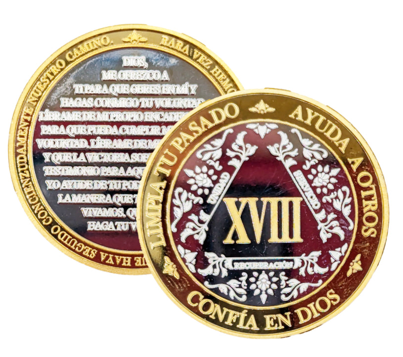 Spanish Silver & Gold AA Medallion