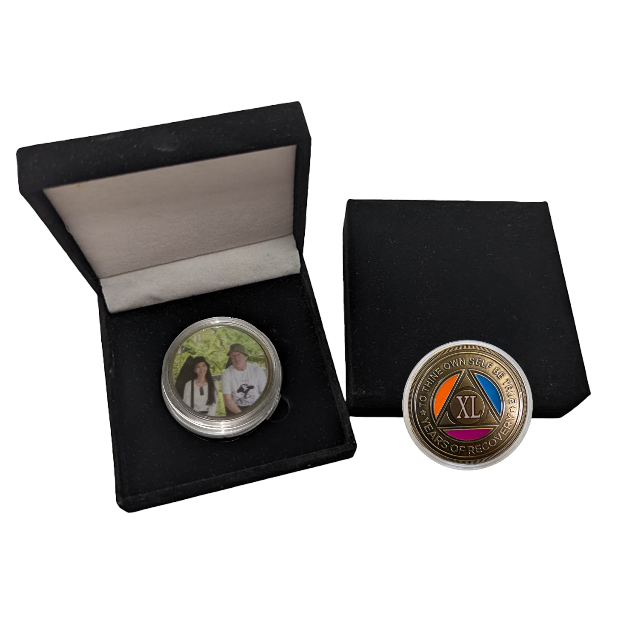 Customize Your Own Tri-Color AA Sobriety Coin