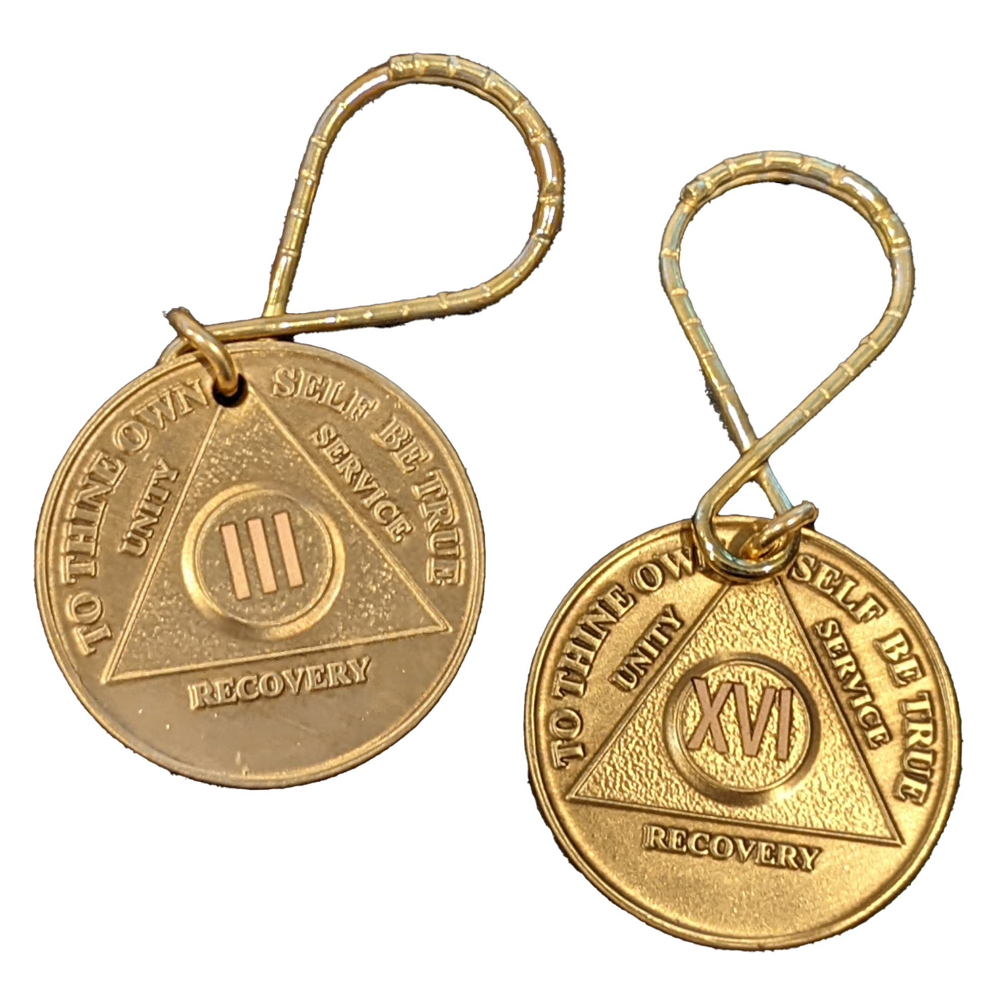 ALCOHOLICS ANONYMOUS AA Recovery Bronze KEYCHAIN Medallion Cottonwood Token  Coin $10.15 - PicClick